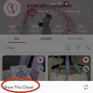 POSHMARK STORE REFERRAL. Check Out This Amazing Closet. 

🧤🧣🧢👚👖🧥👕